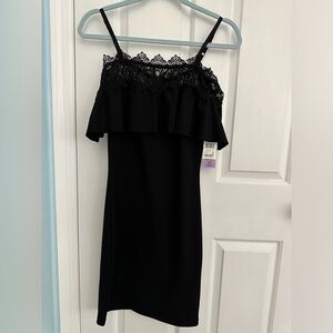 New BCX off the shoulder mini dress